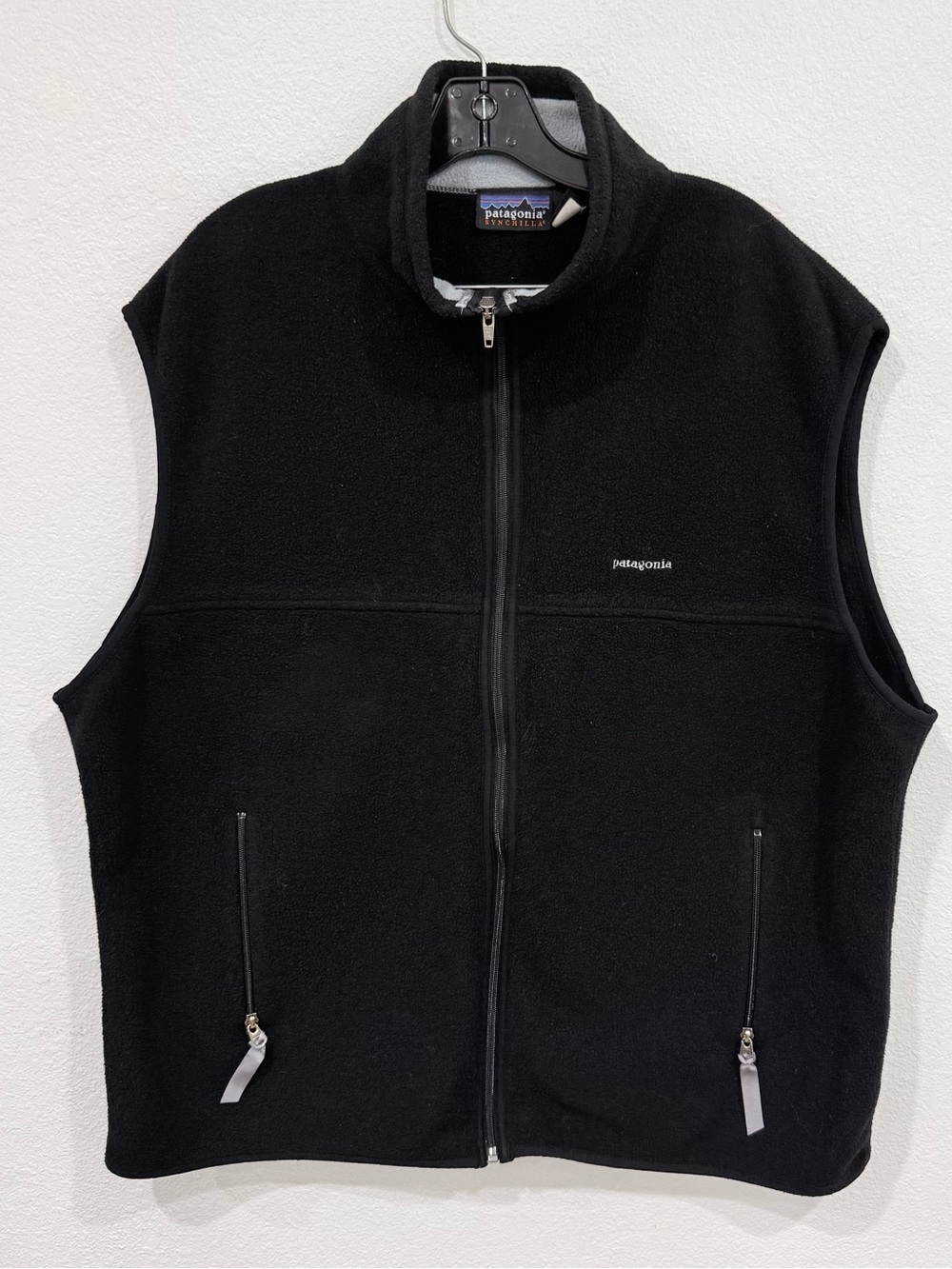 Patagonia Synchilla Fleece Black Vest Men's Size XX-Large